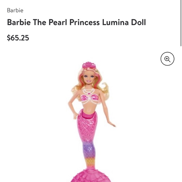 Barbie The Pearl Princess Barbie Doll Mermaid Rare - Picture 6 of 6